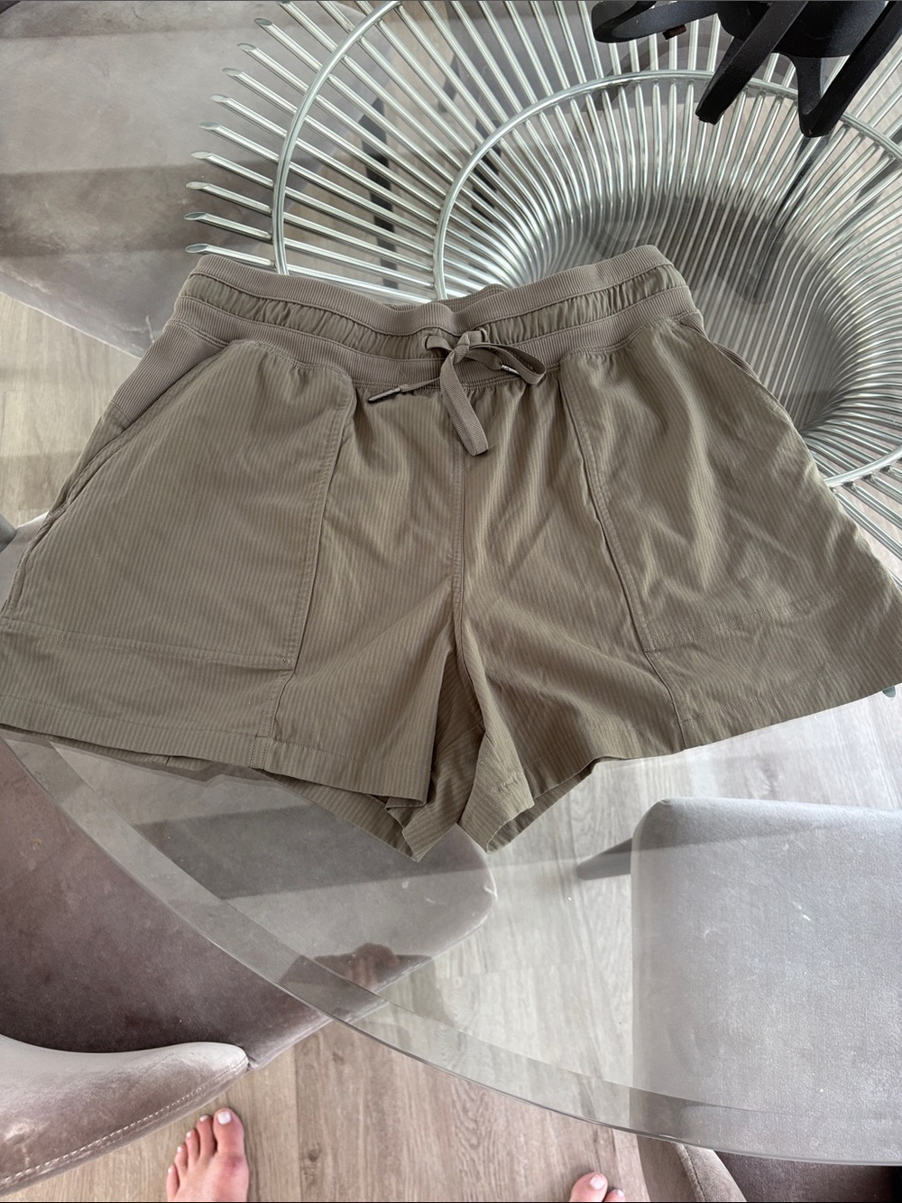 lululemon athletica Olive Green Athletic Shorts